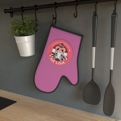 Beef's BBQ Pink Oven Mitt